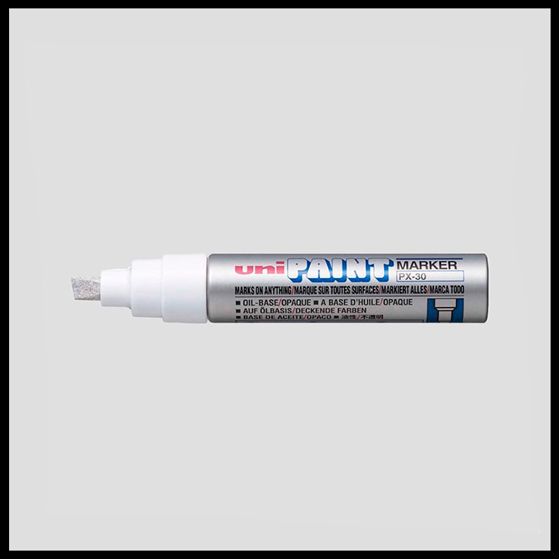 Uni Paint Marker PX-30 Broad Silver 8mm