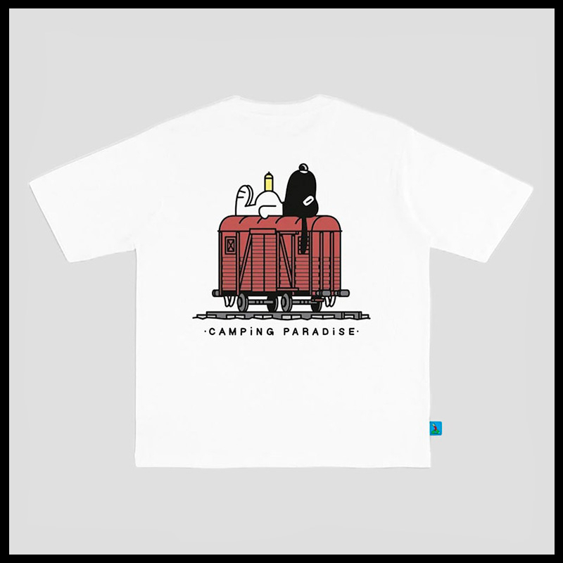 Vandals On Holidays Camping Tee